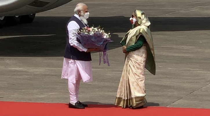 Narendra Modi in Dhaka